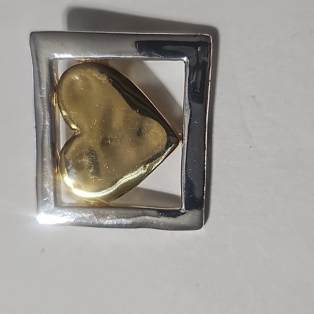 Women's Heart Shaped Brooch